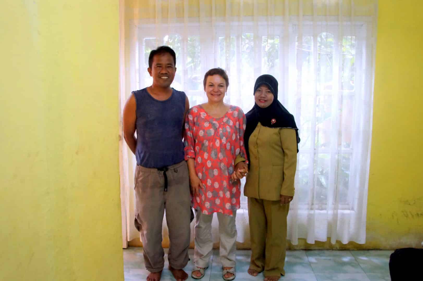Avec Taupik et Husline Makassar Sulawesi Indonésie