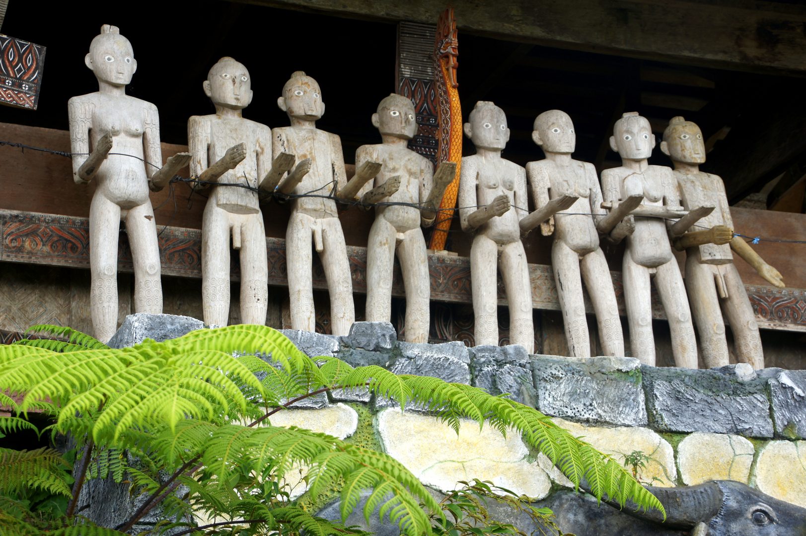 Sculptures Tau-Tau Sulawesi Indonésie