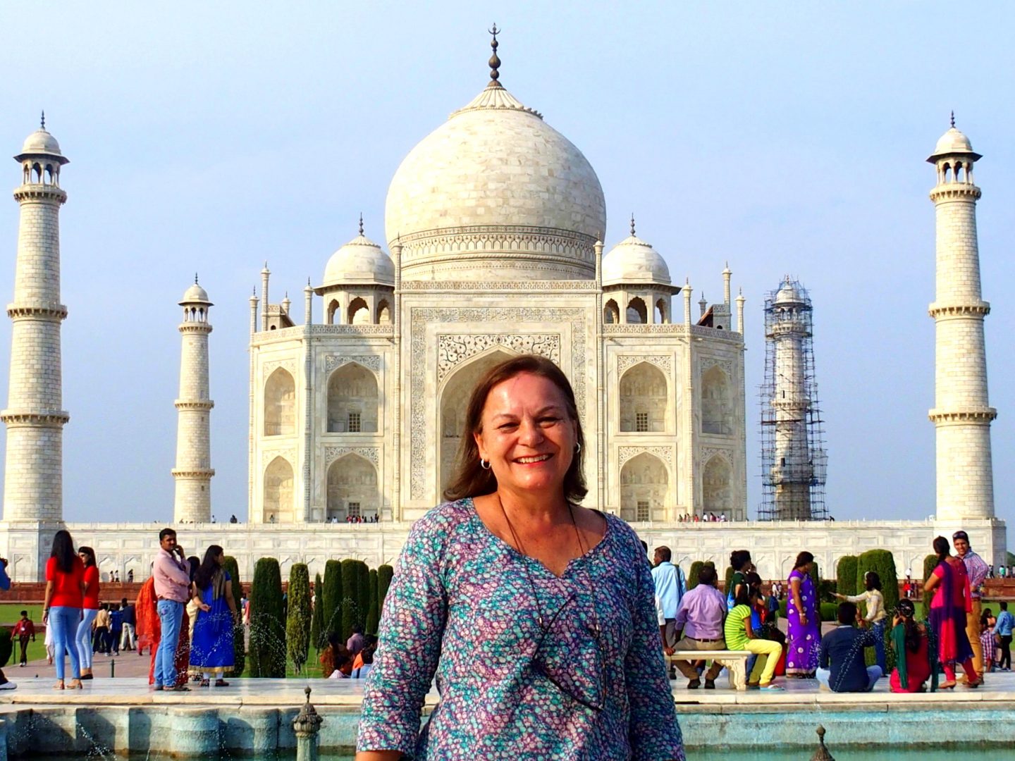 Devant le Taj Mahal Inde