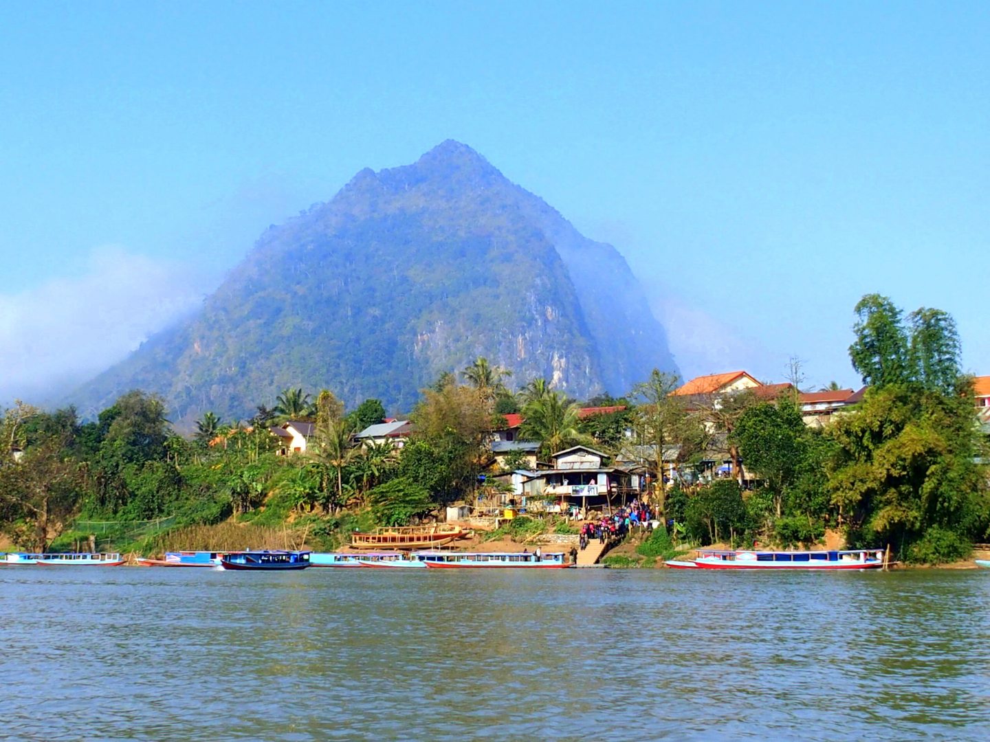 Arrivée à Nong Khiaw Laos