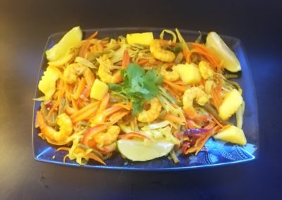 recette des achards de légumes aux crevettes pimentées