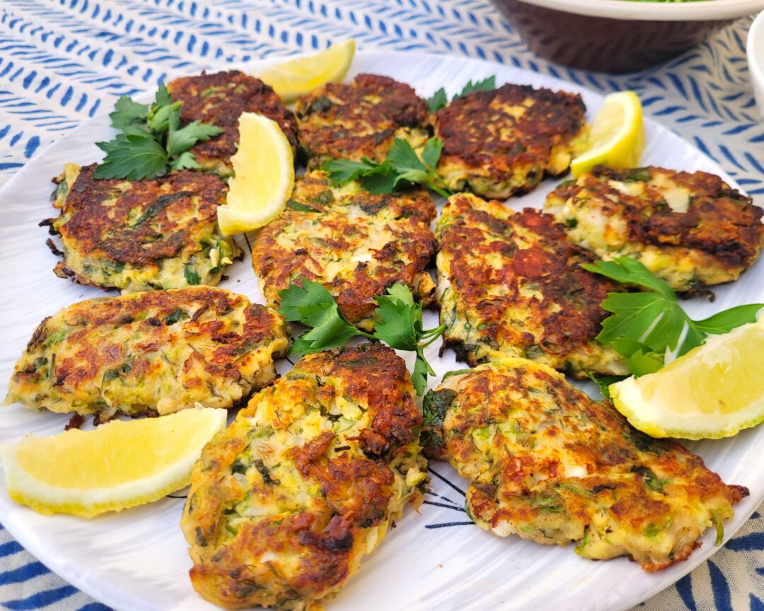 kolokithokeftedes - galettes grecques courgettes et feta